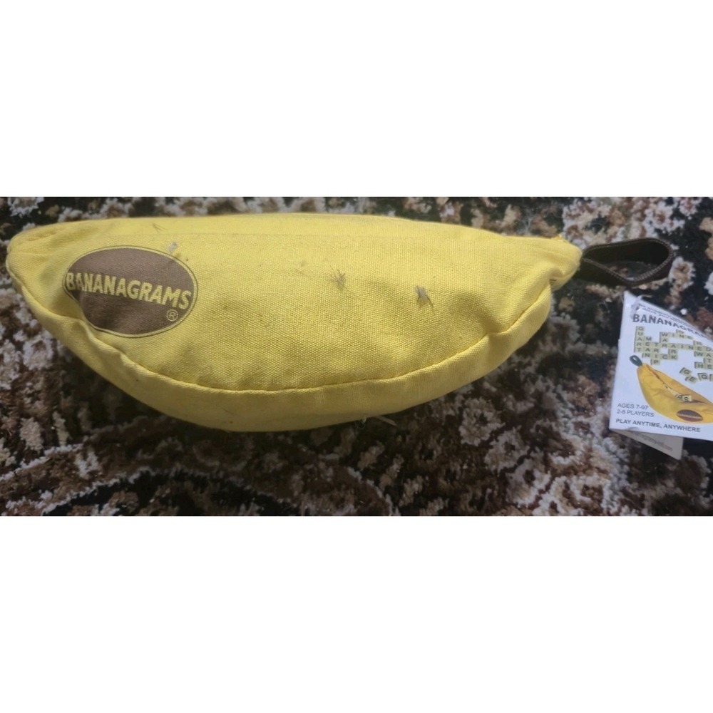 Bananagrams Word‎ Game Complete Set Banana Pouch Tiles Instructions